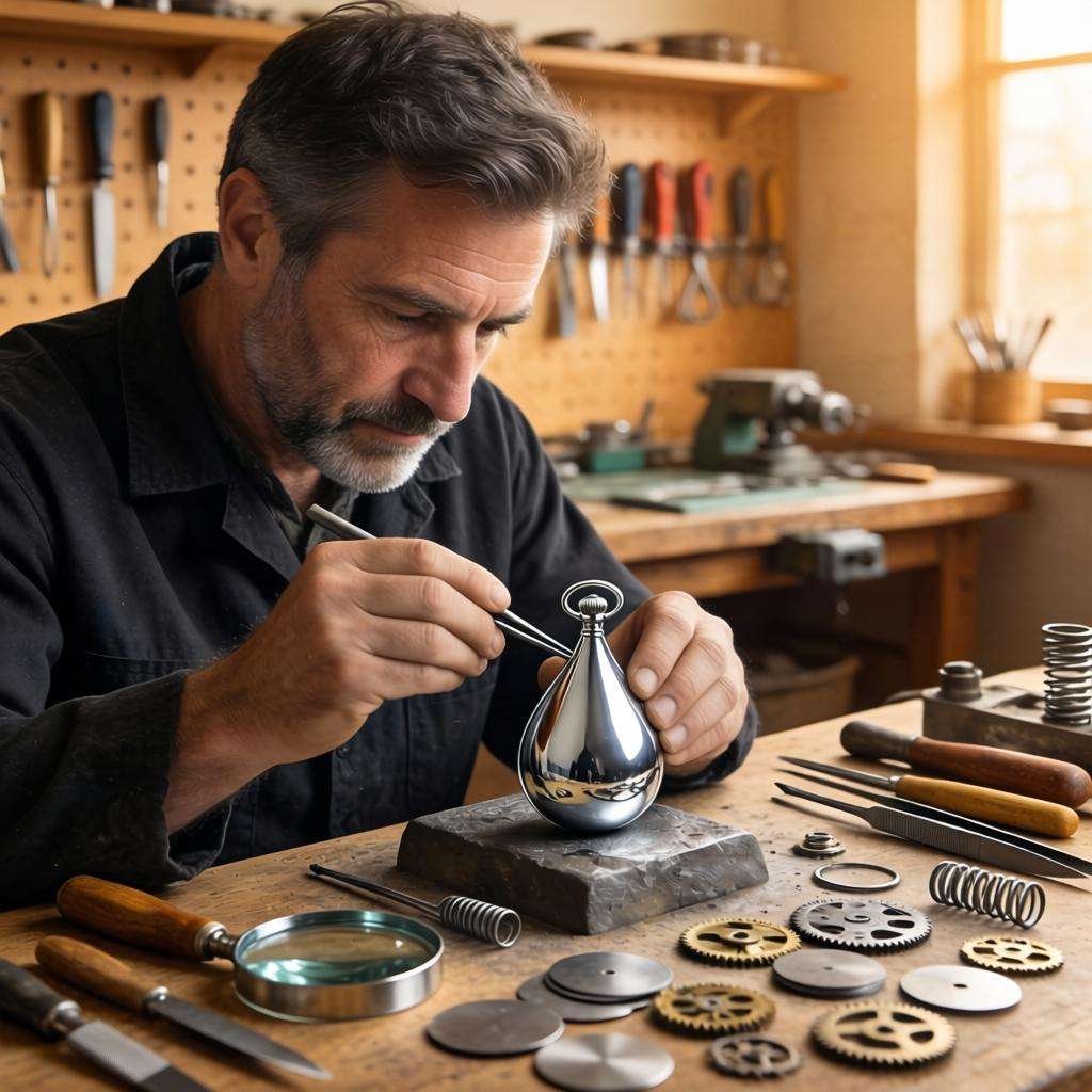 宇舶表与丹尼尔·阿尔轩联袂打造颠覆性水滴造型怀表(图1)