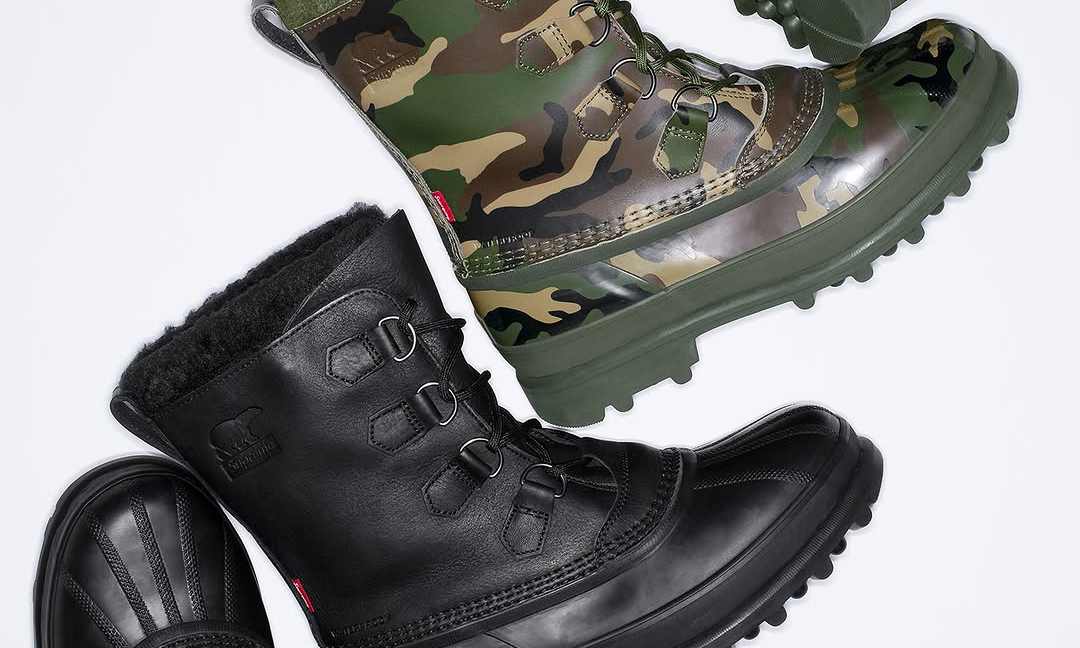 Supreme携手SOREL打造户外鞋款合作系列，高筒猎鸭靴重塑街头时尚 - 臻雅致裁服装网