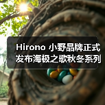 Hirono 小野品牌正式发布海极之歌秋冬系列作品(图4) Freedom Island海极之歌秋冬系列:诗意自由之风守护冬日心灵岛屿(图4)