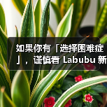 如果你有「选择困难症」，谨慎看 Labubu 新品…(图1)