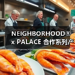 NEIGHBORHOOD® x PALACE 合作系列产品一览(图2) NBHD x PALACE联名系列:复古机车夹克引领文化交融风潮(图2)