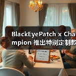 BlackEyePatch x Champion 推出特别定制款卫衣(图2)