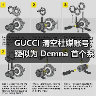 GUCCI 清空社媒账号,疑似为 Demna 首个系列做准备(图2) GUCCI 清空社媒账号,疑似为 Demna 首个系列做准备(图2)