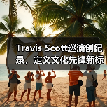Travis Scott巡演创纪录，定义文化先锋新标杆(图3)