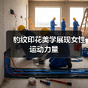 豹纹印花美学展现女性运动力量(图2)