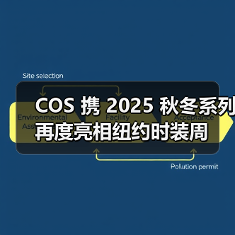 COS 携 2025 秋冬系列再度亮相纽约时装周(图3)