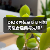 DIOR男装早秋系列如何融合经典与先锋？(图1)