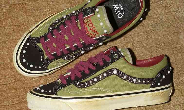 SATOSHI NAKAMOTO x VANS联名珍珠鞋款曝光，复古质感与优雅颓 - 臻雅致裁服装网