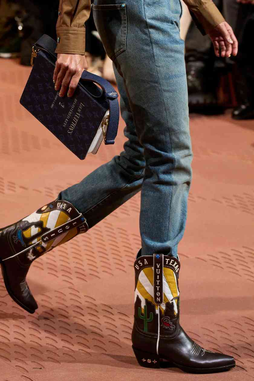 LV与Timberland联名靴款重塑工装风格，探索西部与嘻哈文化融合(图28)